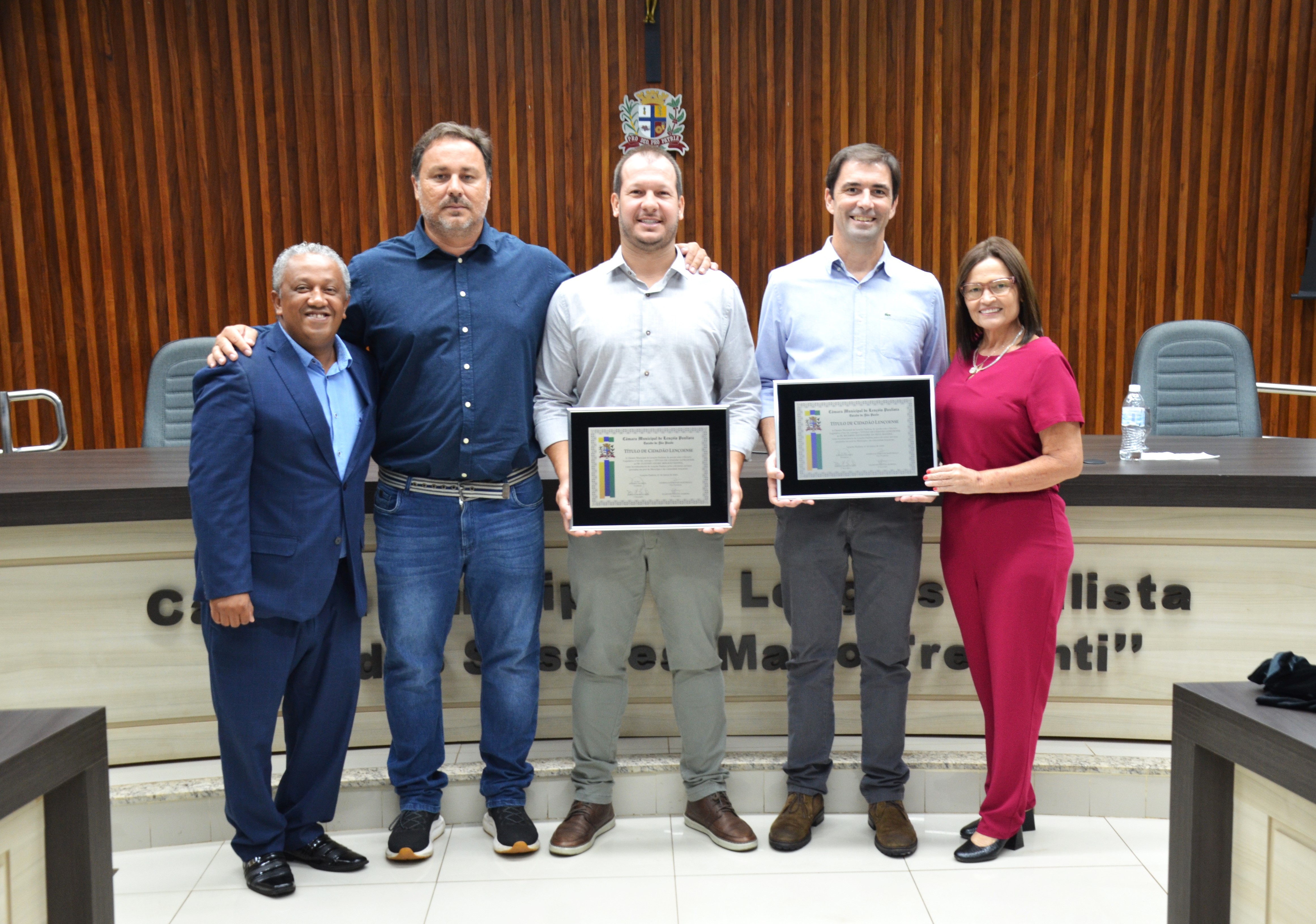  Gustavo Manne e Ricardo Bozzini recebem Título de Cidadão Lençoense